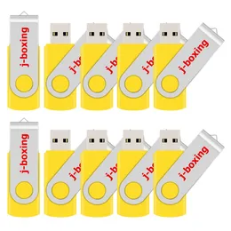 Bulk 10PCS 8GB USB Flash Drive Swivel Thumb Pendrives USB 2.0 8gb Memory Sticks Thumb Storage for Computer Laptop Multi Colors Free Shipping