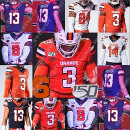 Syracuse Orange Football Jersey Ifeatu Melifonwu Russell Thompson-Bischof Aaron Hackett Ryan Alexander Colin Byrne Markenzy Pierre Carl Jones