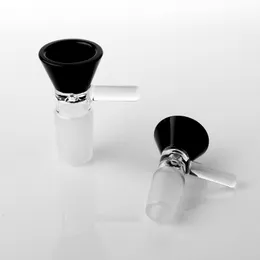 14mm 18mm tratt glas bong skål med manliga fog glasskålar bit för oljeriggar bongs dab riggrör
