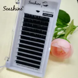 Seashine Luxury Eyelashes Extension Silk Fiber Individual Lashes All size False Eyelashes Classic Natural Look Lashes Extension Supply