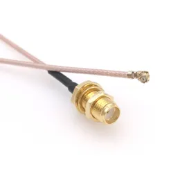 Freeshipping 100pcs SMA Female To uFL/u.FL/IPX/IPEX RF Coax Adapter Assembly RG178 Pigtail 8" 20cm 25cm 10cm