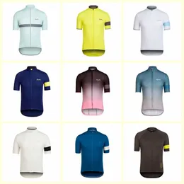 Rapha Team Cycling الأكمام القصيرة القميص Mtb Bike Shirt Mens Summer Quick Drying Racing Tops Bicycle Clothing Maillot Ropa ciclismo Y20112113