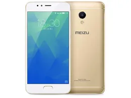 Original de telefone celular Meizu Meilan 5S 4G LTE MTK6753 Octa Núcleo 3GB RAM 16GB 32GB ROM Android 5.2 polegadas 13.0MP Fingerprint ID Smart Mobile Telefone