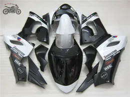 Anpassa Fairings Kit för Kawasaki Ninja ZX6R 636 05 06 ZX-6R 2005 ZX 6R 2006 Road Racing ABS plastfeoking set