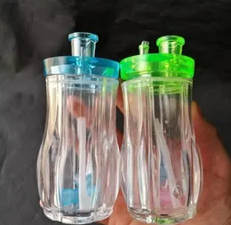 Nya Ribbed Slangar Partihandel Glas Bongs Oljebrännare Glasrör Vattenrör Olje Rigar Rökfri Free ShipHjJH Ping