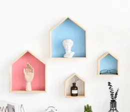 Nordic wind wall shelf bedroom living room study wall decoration shop simple creative wall decoration pendant