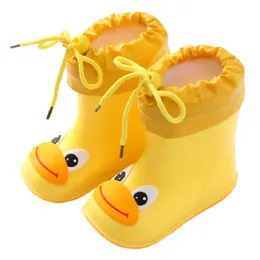 New Fashion Classic Childrens Shoes PVC Rubber Kids Baby Cartoon Shoes Childrens Water Shoes Waterproof Rain Boots