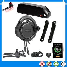 EU US ingen skatt BBS02B BBS02 BAFANG 48V 750W Mid Drive Electric Motor Kit med 52V 13Ah 17.5Ah Li-Ion Down Tube Ebike Batteri