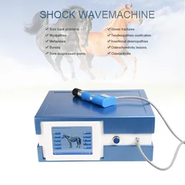 Ny ankomst chockvågsenhet Osteoporosy Myopathies Arthrisbehandling Pneumatik Shockwave Therapy Machine för hästar Använd
