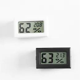 5Pcs Mini LCD Digital Thermometer Hygrometer Fridge Freezer Temperature Humidity  Meter White Egg Inc