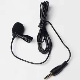 Universal Bärbar 3,5 mm Mini Mic Mikrofon Hands Free Clip on Microphone Mini Audio Mic för PC Laptop högtalare