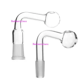 Dicke Pyrex-Glasschale mit 14 mm und 18 mm männlich-weiblichem, klarem Ölbrenner-Rohrgelenk für Wasserbongs, Wasserpfeifen und Wasserpfeifen