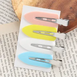 M MISM None-trace Acrylic Hairclips Unsex Fashion Hairgrip Colorful Women Hair Accessoires Drop-shaped Hairpins