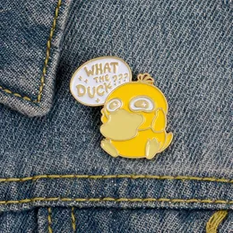 Co kaczka zwierzęcy dzieci słodkie małe zabawne krawędzi broszki dla kobiet DEMIN DEK CIRTA BRAOCH PIN METAL KAWAII BADGE Modna biżuteria Prezent biżuterii