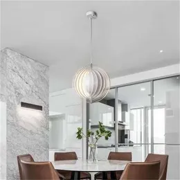 Modern minimalist yaratıcı bir restoran avize İskandinav kişilik mutfak kolye ışıkları modern sanat tasarımcısı ay lambaları sonrası