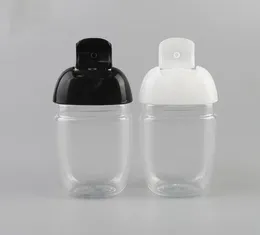 Varm 30 ml Hand Sanitizer Bottle Empty Pet Plastic Half Round Flip Cap Bottle Children's Carry Desinfectant Hand Sanitizer Bottle For Child