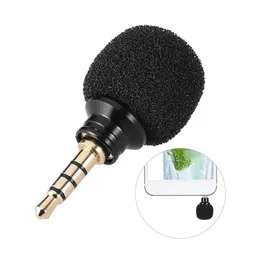 New 3.5 mm Gold Straight Head Mobile Smartphone Portable Mini Omni-directional Microphone Suitable For Smartphone