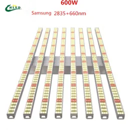 NOWOŚĆ 600 W 8BARS SPIDER 2835 660 NM PEŁNY WYDAJNOŚĆ WYSOKOŚĆ PPFD SAMSUNG LED LED LED Light dla roślin szklarni 7295254