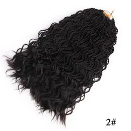 Senegalese Twist hair synthetic crochet Braids Hair pre twist Synthetic Ombre Braiding Hair Twist dhgate factory fashion twisted women