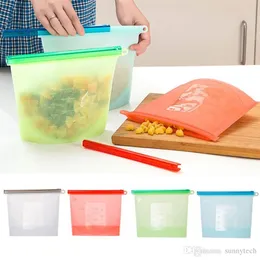 Fresh Storage Bags Sealing Bag for Home Silicone Food Organization Gadgets Kitchen Tools Factory wholesale LZ0493