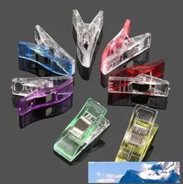 Mixed Plastic Wonder Clips Holder for DIY Patchwork Fabric Quilting Craft Sewing Knitting Clips Home Office Supply