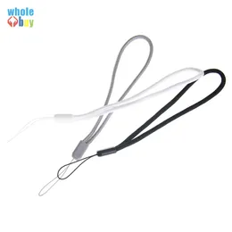 500 sztuk / partia 18 CM Długość Okrągły Nylon Nadgarstek Ręcznie Telefon Komórkowy Paski Łańcuchowe Keychain Kamera USB MP4 Urok Sznury DIY Hang Line Smycz