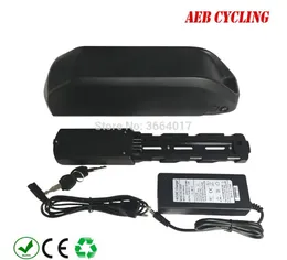 무료 배송 250W 350W 500W 36V 15.6Ah / 17.4Ah / 19.2Ah / 19.8Ah / 20AH / 21Ah ebike 리튬 이온 폴리-2 다운 튜브 충전 배터리