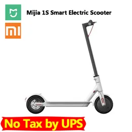 [EU-lager] Xiaomi Mijia 1S Smart Electric Scooter Hopfällbar lätt skateboard 25KM Mileage APP Reservdäck inklusive moms