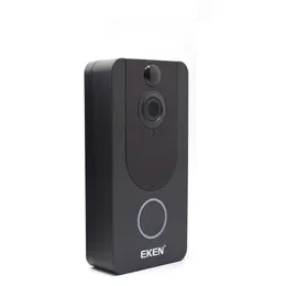 EKEN V7 HD 1080P Smart WiFi Video Doorbell Camera Visual Intercom With Chime Night vision IP Door Bell Wireless Security