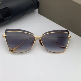 Vintage Retro Designer Women Fashion Cateye Sunglasses Gold Frame Top Quality Sun Glasses Ladies Brand Designer Sonnenbrillen Shades 531