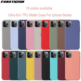 Candy Color TPU Matte Case dla Samsung Galaxy Note 20 10 9 8 Plus Ultra Lite Note2