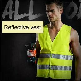 Vests Reflective Stripe Traffic Vests High Visibility safety Vest Sanitation Worker Wear Reflective Vest Police Working Clothing LSK294
