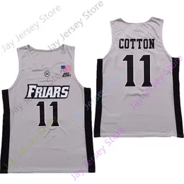 2020 NCAA NECAA Providence Friars Jerseys 11 Cotton College Basketball Jersey Gray Size Youth Onvel