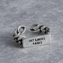 Vintage Brief Offenen Ring Frauen Mädchen Retro Brief Finger Ring Mode Schmuck Zubehör für Geschenk Party