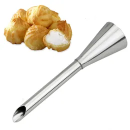 Rostfritt stål Cupcake Verktyg Cream Icing Piping Nozzle Tip Puffs Nozzle Tip Pastry Verktyg Kaka dekorationsverktyg