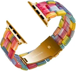 De alta qualidade banda Resin Strap Watch Para a Apple série relógio 5 4 3 2 1 para 42mm banda iWatch Acessórios 38 milímetros 44 milímetros 40 milímetros pulseira cinto Pulseira