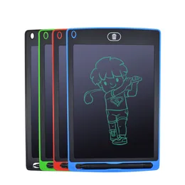 Scrittura LCD Tablet 8,5 '' Pollici Pollici elettronici Drawing Board Scrittura a mano Pads Ultra-sottile con penna Cancella pulsante 5 colori + scatola al minuto