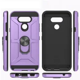 For Samsung Galaxy S10 plus s10e LG Stylo5 Metal Holder Phone Case Shockproof Robot Design Stand