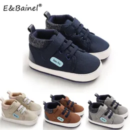 Ebainela Baby Boy Buty Klasyczne Canvas Sports Sneakers Soft Sole Antypoślizgowe Noworodek Buty dla chłopca Prewalker First Walkers