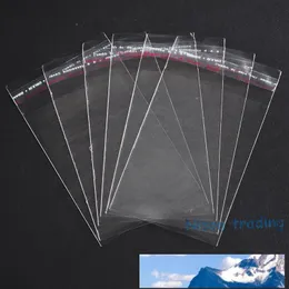 Free shipping 9*13cm,1000pcs/lot transparent self adhesive seal OPP bags-clear plastic bag with sticky tape, reusable jewelry packing pouch