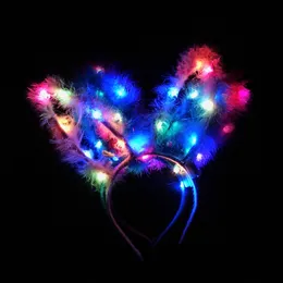 Fabryka Nowy 14 Światła Bright Feather Earband Concert Light Headwear Night Market Nowy Rok Boże Narodzenie Urodziny Pchody Push Gift Toy