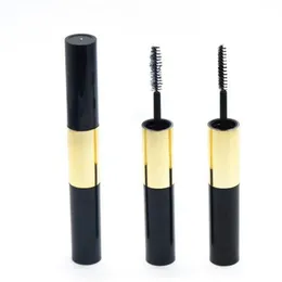 Ny 6ml runda formsprutning tomt rör, kosmetiskt förpackningsmaterial, high-end spot dubbelhöjd mascara tube