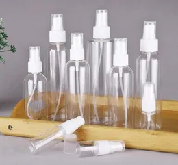 携帯用小さな透明のプラスチックの空のスプレーボトルの詰め替えボトル10ml / 30ml / 50ml / 60ml / 100ml SN4483