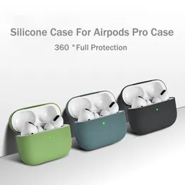 Airpods3 Airpods Pro Için İnce Silikon Kılıf Pro Kablosuz Bluetooth Kulaklık Koruyucu Kapak Kol Kılıfı Yüksek Kalite Hızlı Gemi