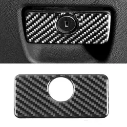 Carbon Fiber Co-Pilot Storage Box Handle Decorative Sticker for Chevrolet Camaro 16+ Interior Accessories