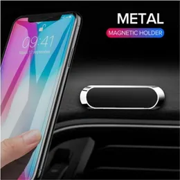 Universal Mini Magnetic Car Holder Telefone Stand Metal Ímã Ímã Celular Celular GPS GPS Carro Monte Dashboad