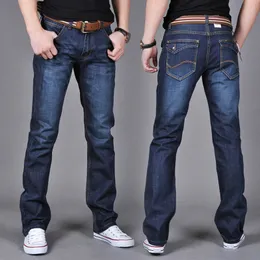 2020 Nya Skinny Mens Jeans Män Märke Mode Man Casual Bomull Slim Rak Elasticitet Byxor Lossa Midja Långbyxor Denim