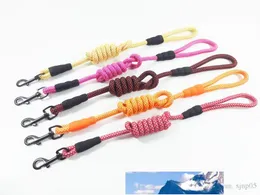 Dog Leash Supplies High Quality Durable Braided Nylon Rope 150CM Training Leash with Metal Buckle for Pet Large Dog Puppy Dot Dog Leash New