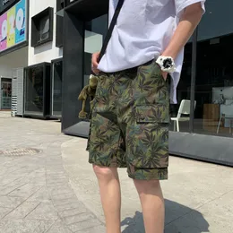 Ebaihui 2021 Camouflage male Pant shorts mens popular wear overalls five minutes beach style loose trend harbor style summer short pants 200330