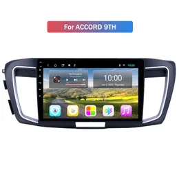 Android 2 Din bilradio Video 9 tum FM Bluetooth HD-pekskärm USB WiFi Aux-in MP5 GPS-spelare för Honda Accord 9th